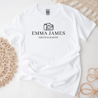 Camiseta Fotógrafo Personalizado Fotografía Personalizada F