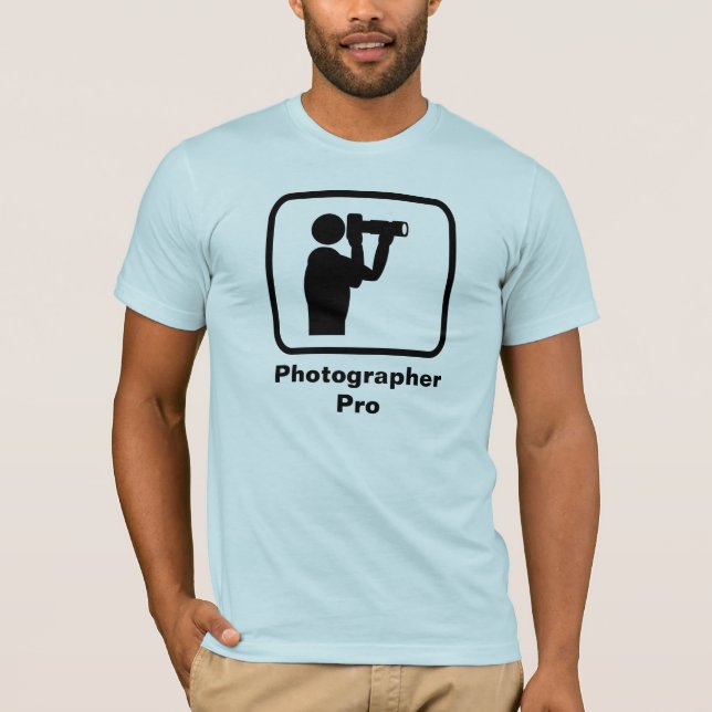 Camiseta Fotógrafo profesional (Anverso)
