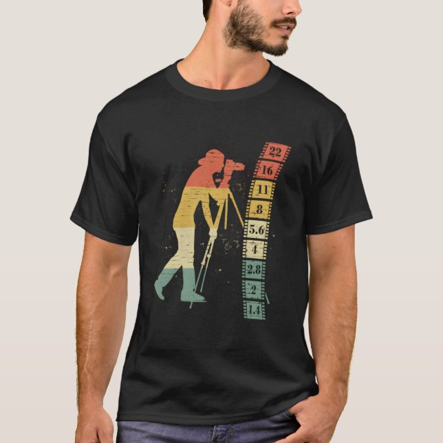 Camiseta Fotógrafo retro (Anverso)