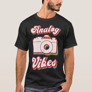 Camiseta Fotógrafo retro Vibes analógicas de época 2