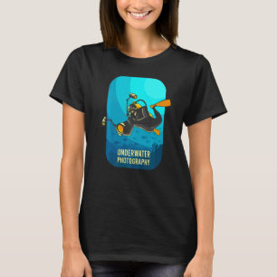 Camiseta Fotógrafo Subacuático Buceador Con Cámara