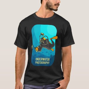 Camiseta Fotógrafo Subacuático Buzo Con Cámara 1