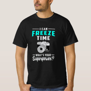 Camiseta Fotógrafo superpoder regalo gracioso