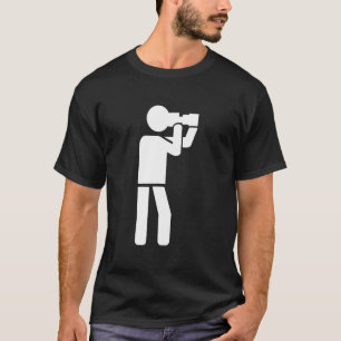 Camiseta Fotógrafo T-Shirt-gans U