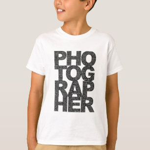 Camiseta Fotógrafo - texto negro