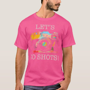 Camiseta Fotógrafo Vamos a hacer disparos Cámara Fotografía