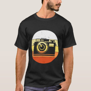 Camiseta Fotógrafo vintage Retro Cámara Lover Fotografía