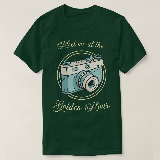 Camiseta Fotografos Cámara Vintage (Diseño del anverso)