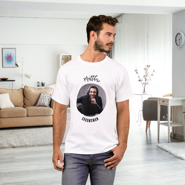 Camiseta Fotomontaje de fotografía groomsman (Subido por el creador)