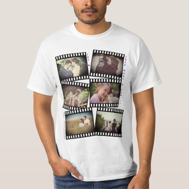 Camiseta Fotomontaje vintage del personalizado (Anverso)
