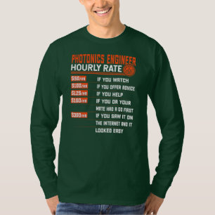Camiseta Fotónica Ingeniería por Horas Calificación Fotónic