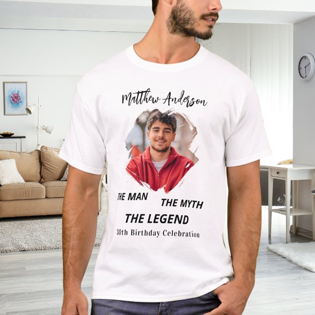 Camiseta Fotos de cumpleaños mito leyenda del nombre divers (Subido por el creador)