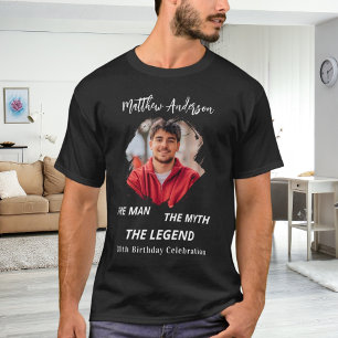 Camiseta Fotos de cumpleaños mito leyenda nombre divertido 