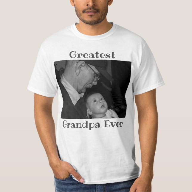 Camiseta Fotos de la familia del abuelo más grande de todos (Anverso)