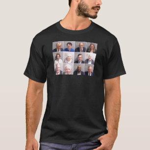 Camiseta Fotos de la ficha policial de coacusados de Trump
