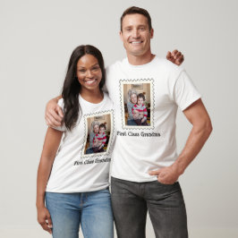 Camiseta Fotos de la mejor abuela personalizado de la prime