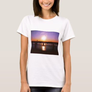 Camiseta Fotos de la salida del sol y de la puesta del sol