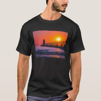 Camiseta Fotos de MDP - Atardecer en la afluencia de las co