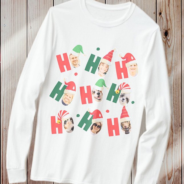 Camiseta Fotos de nueve familias de modernos Santa Sat Cute (Subido por el creador)