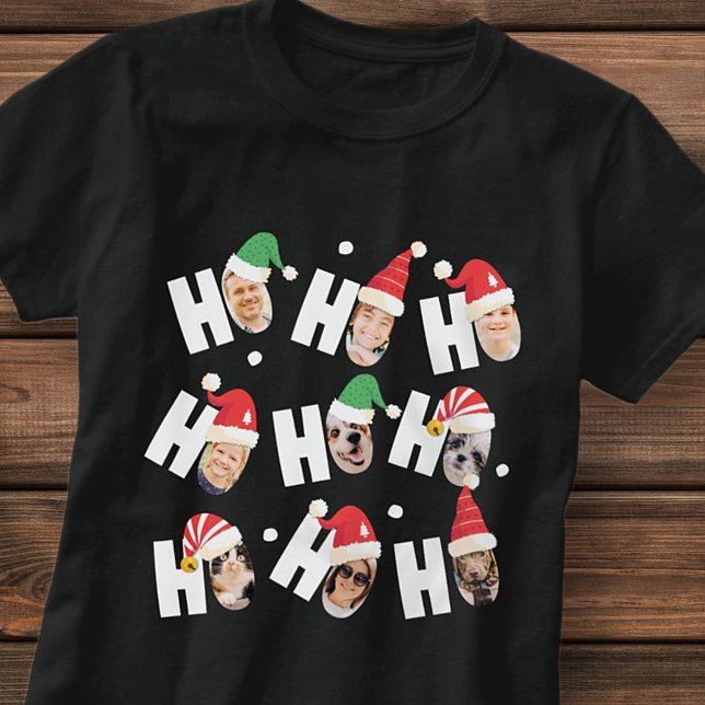 Camiseta Fotos de nueve familias de modernos Santa Sat Cute (Subido por el creador)