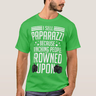 Camiseta Fotos de Paparazzi Fotografía de cámara