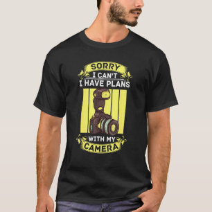 Camiseta Fotos de Paparazzi Fotografía de cámara