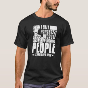 Camiseta Fotos de Paparazzi Fotografía de cámara