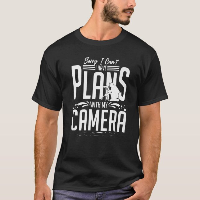 Camiseta Fotos de Paparazzi Fotografía de cámara (Anverso)