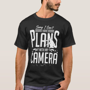 Camiseta Fotos de Paparazzi Fotografía de cámara