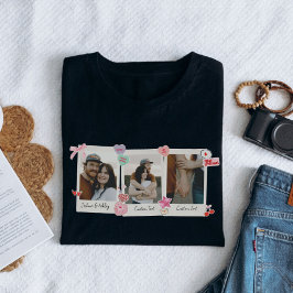 Camiseta Fotos de parejas Personalizados y regalo de texto