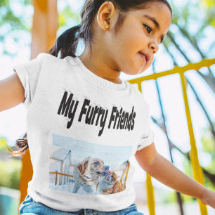 Camiseta Fotos del gato y el perro de los amigos furtivos