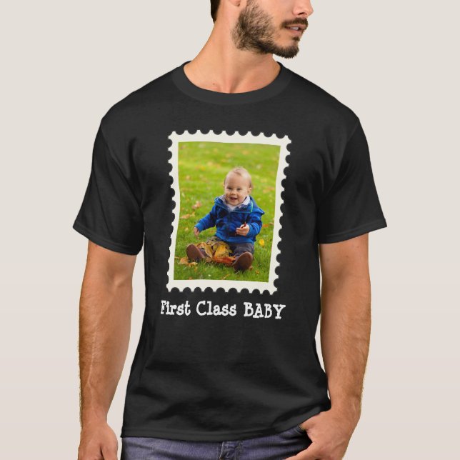 Camiseta Fotos del personalizado del bebé mejor bebé de pri (Anverso)