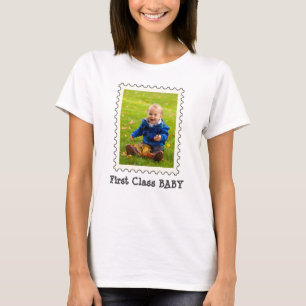 Camiseta Fotos del personalizado del bebé mejor bebé de pri