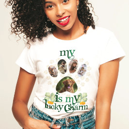 Camiseta Fotos del personalizado Paw en el Día de San Patri