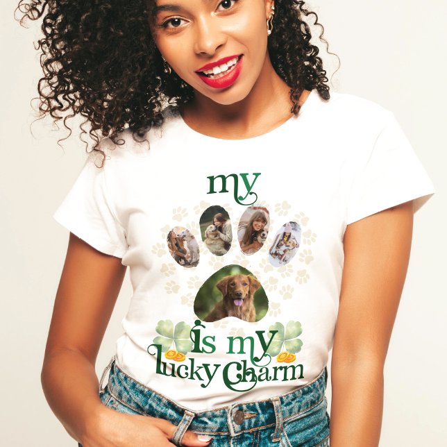 Camiseta Fotos del personalizado Paw en el Día de San Patri (Subido por el creador)