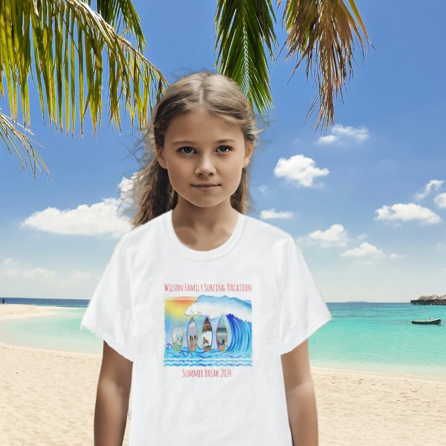 Camiseta Fotos familiares de las olas de surf vacaciones de (Subido por el creador)