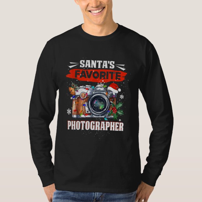 Camiseta Fotos favoritos de Navidades en Santa Claus (Anverso)