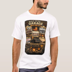 Camiseta Fotos gráficas de la vida en el garaje vintage par