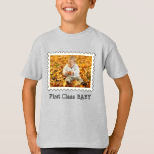 Camiseta Fotos horizontales del bebé de primera clase mejor