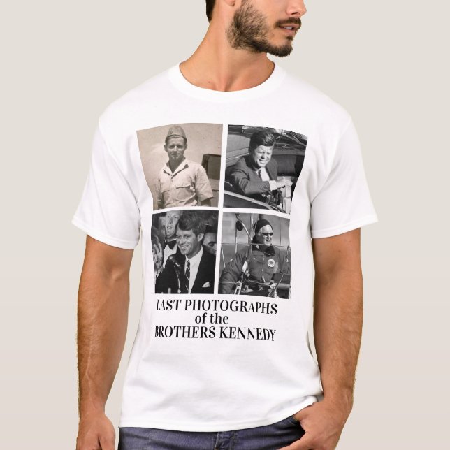 Camiseta Fotos pasadas de los hermanos de Kennedy (Anverso)
