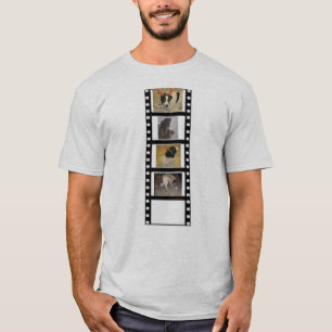 Camiseta Fotos personalizadas de la tira de película