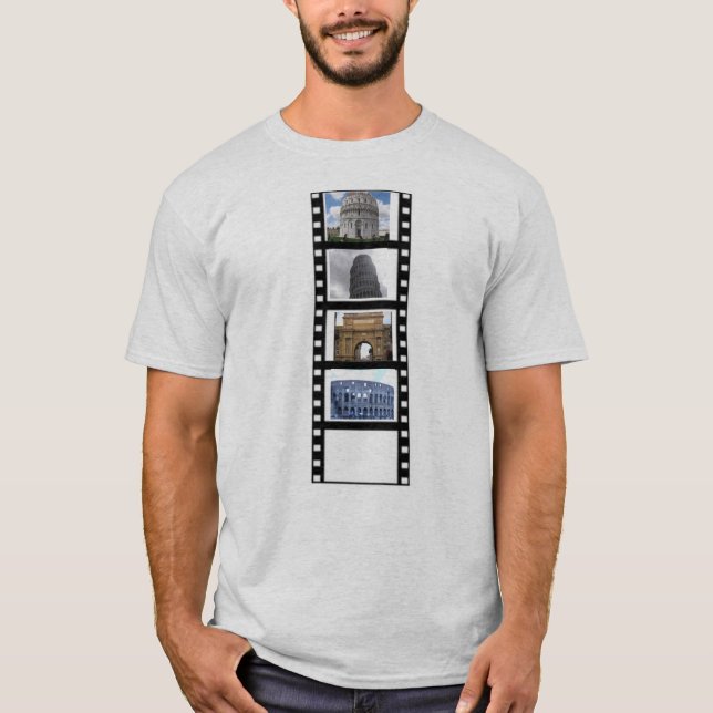 Camiseta Fotos personalizadas tira de la película (Anverso)