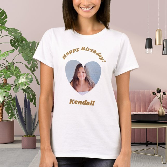 Camiseta Fotos por el cumpleaños del corazón (Subido por el creador)