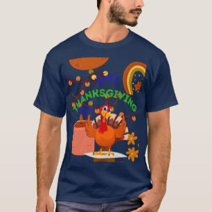 Camiseta fotos que dicen feliz acción de gracias