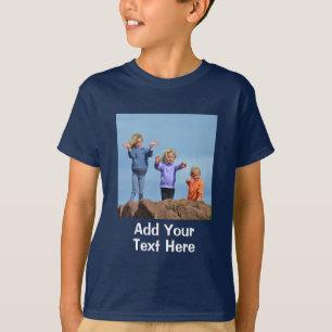 Camiseta Fotos y texto personalizados para niños 