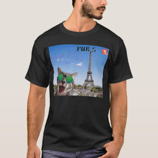 Camiseta FotosBomba en la tarjeta postal JeTaime Paris Cump