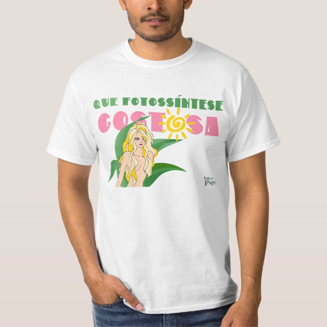 Camiseta Fotossíntese gostosa! (Anverso)