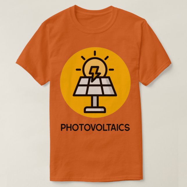 Camiseta Fotovoltaica (Diseño del anverso)