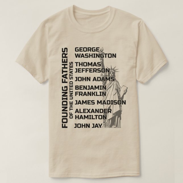 Camiseta Founding Fathers USA (Diseño del anverso)