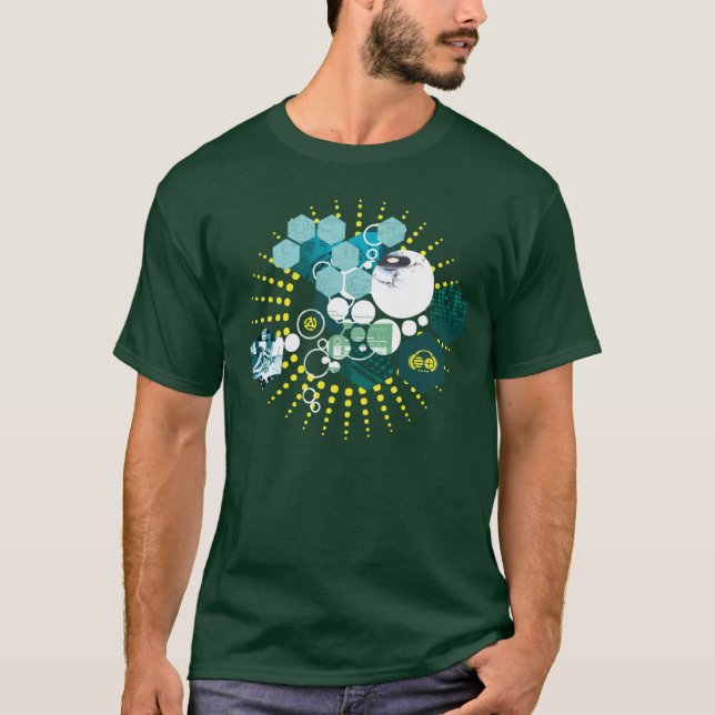 Camiseta Four4ths:: Molecular (Anverso)